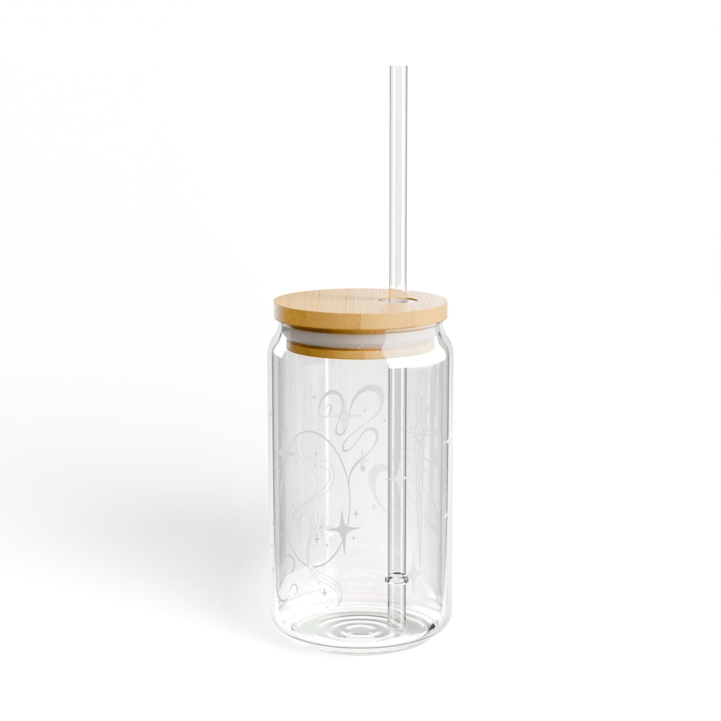 CELESTIAL | Transparent Sipper Glass, 16oz