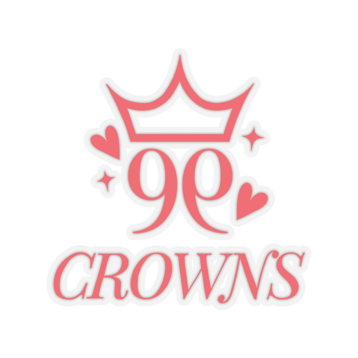 HEARTCROWN | Logo by Kiss-Cut™ Stickers