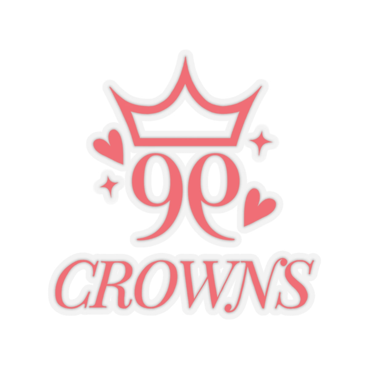 HEARTCROWN | Logo by Kiss-Cut™ Stickers