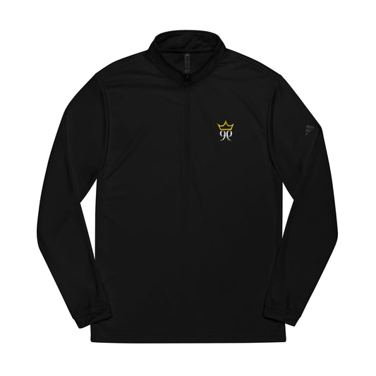 ADIDAS® X GODFIDENCE | Quarter-Zip Pullover (Embroidery) BLACK