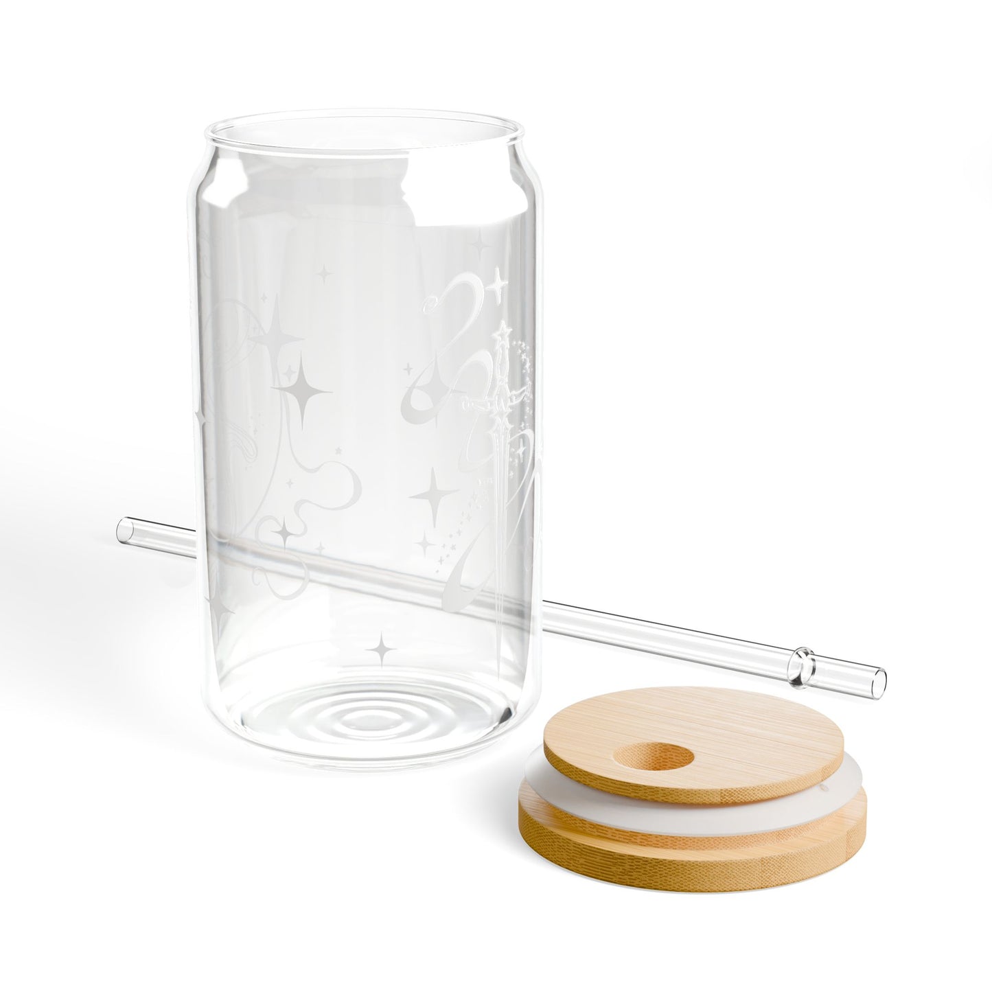 CELESTIAL | Transparent Sipper Glass, 16oz