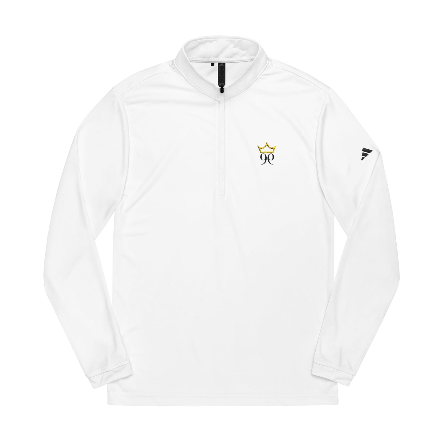 ADIDAS® X GODFIDENCE | Quarter-Zip Pullover (Embroidery) WHITE