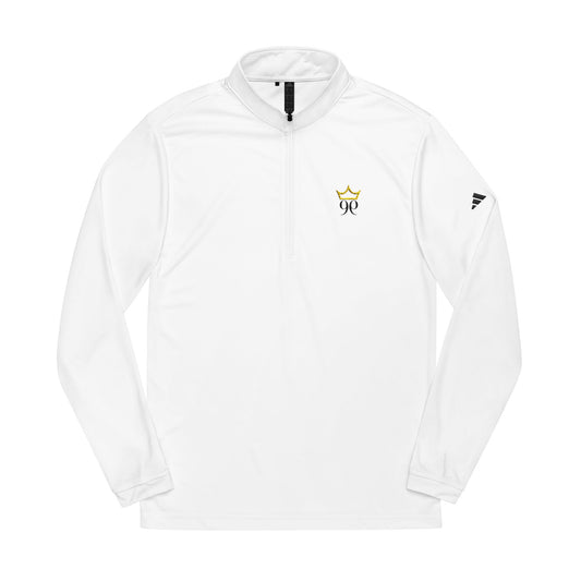 ADIDAS® X GODFIDENCE | Quarter-Zip Pullover (Embroidery) WHITE