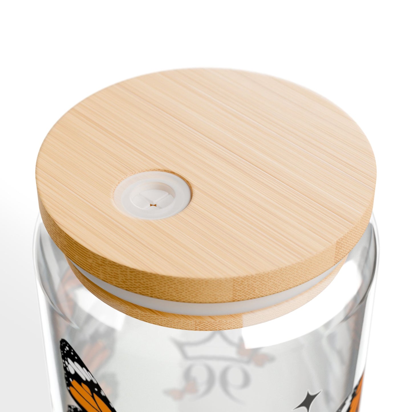 MONARCH | Transparent Sipper Glass, 16oz