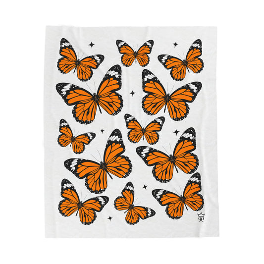 MONARCH | Plush Velveteen Blanket