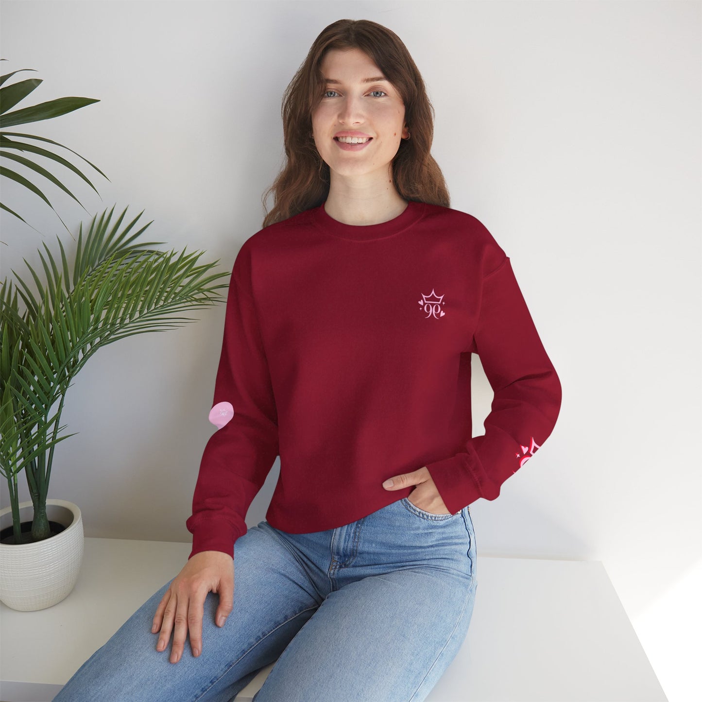 HEARTCROWN | Ultra-Soft Comfort Fit™ Crewneck Sweatshirt