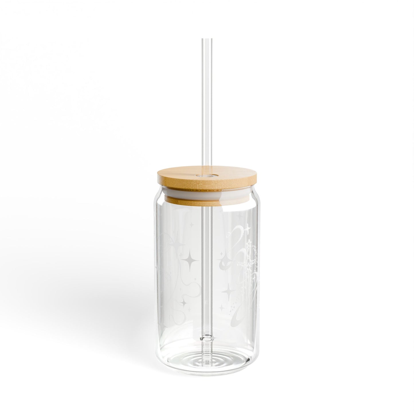 CELESTIAL | Transparent Sipper Glass, 16oz