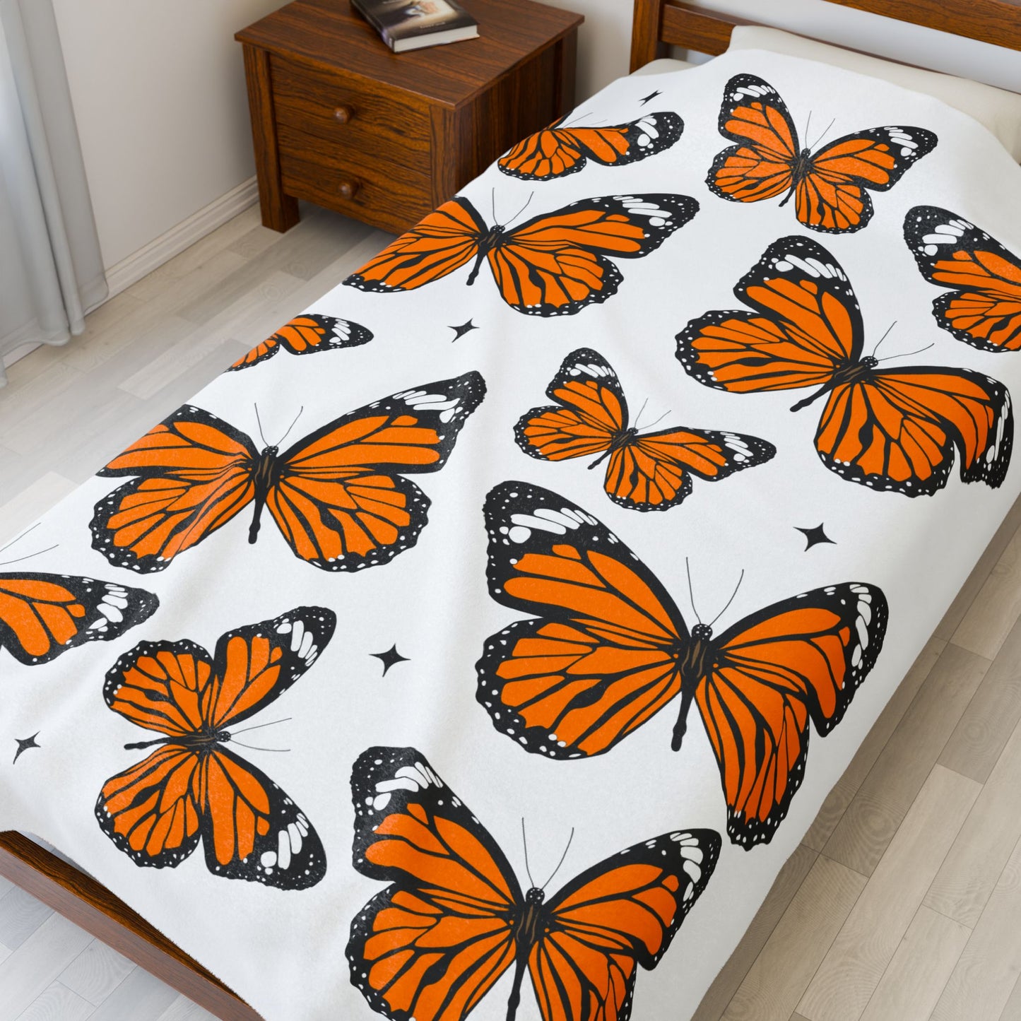 MONARCH | Plush Velveteen Blanket