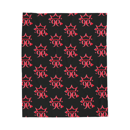 HEARTCROWN | Plush Velveteen Blanket