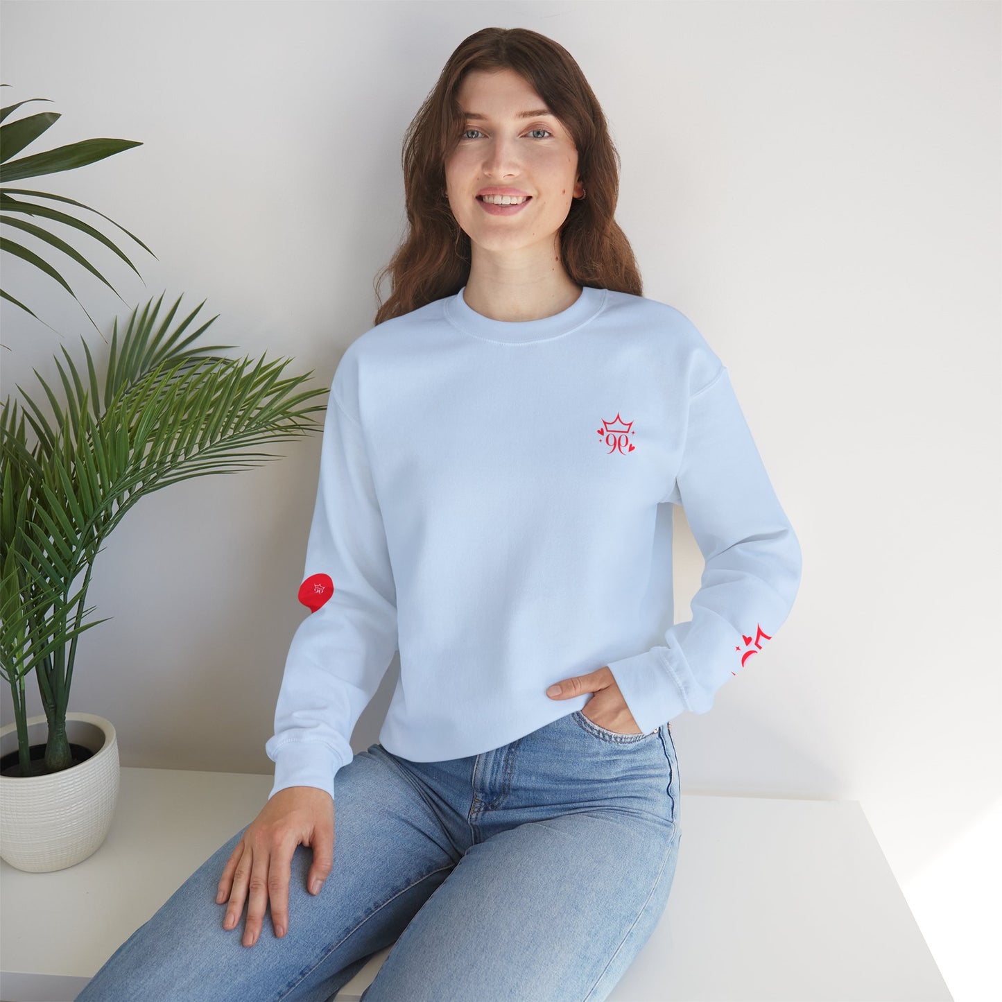HEARTCROWN | Ultra-Soft Comfort Fit™ Crewneck Sweatshirt